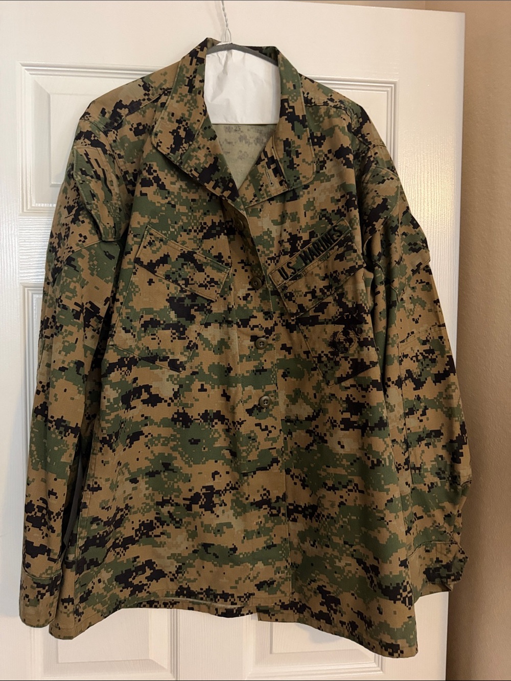 Woodland Digital Camo Jacket - Green/Tan